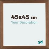 yd. Cadre photo 45x45 cm - MDF - Décor cuivre