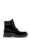 Timberland Premium 6 Inch Lace Up Waterproof Boot Black Patent Leather