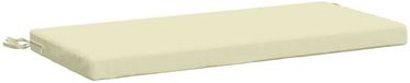 vidaXL Bankkussen SOEST 100% Polyester Crèmekleurig 80 x 40 x 5 cm