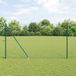 vidaXL Gaashek met grondpennen - 10 x 1,6 m - PVC-Coated Staal - Groen