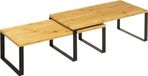 5five Five® Bamboe rekje keukenkast Five® - Blackwood - Hout & zwart - Stapelbaar | Uitschuifbaar