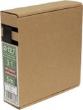 Quadrios 23CA179 Krimpkous met lijm Zwart 12.7 mm Krimpverhouding:3:1 5 m