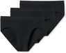Schiesser 3-pack heren mini slips 95/5 Organic Zwart 4XL