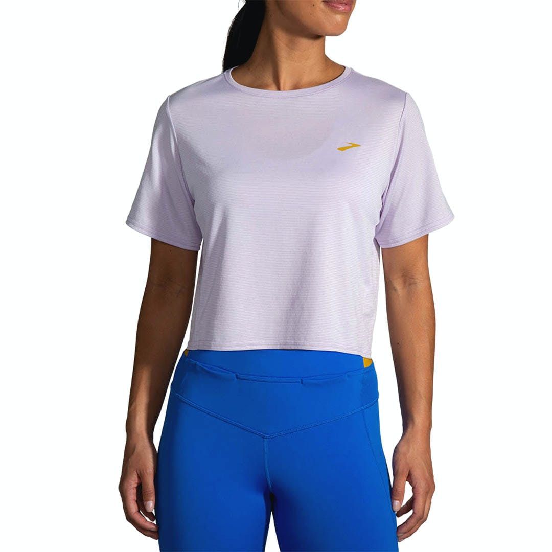 Brooks Run Within Crop T-shirt - Dames