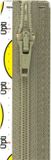 Opti Prym Ritssluiting Kunststof 6mm fijn Deelbaar Midden Grijs #004 55 cm