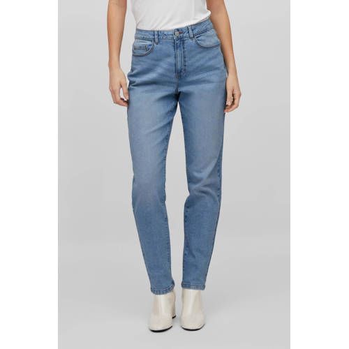 VILA VINAOMI High Waist Mom Jeans - Blauw