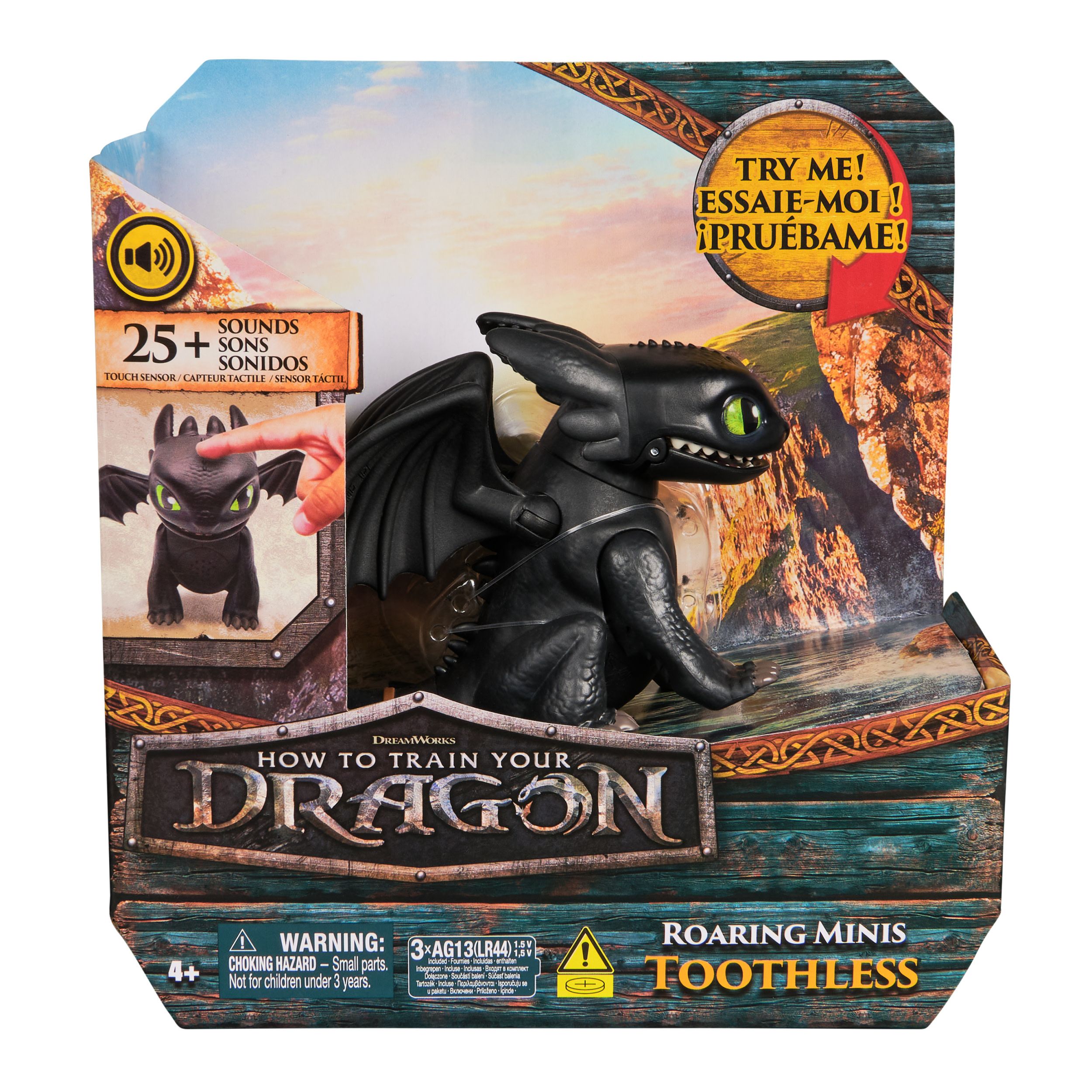 Spin Master Dreamworks Dragons How To Train Your Dragon - Mini Interactieve Dragon - Speelgoedfiguur met geluidseffecten