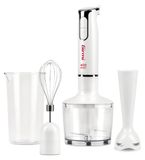 Merkloos Staafmixer met kit - Mixer en hakmolen - 400 W - RVS - Grijs en wit
