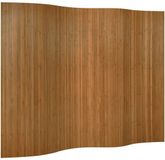vidaXL Kamerscherm 165x250 cm Bamboe Bruin