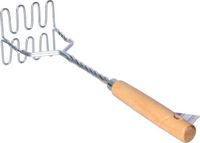 Merkloos Stamper - RVS - 37 cm