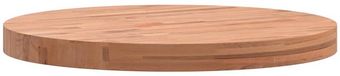 vidaXL Tafelblad rond Ø50x4 cm massief beukenhout