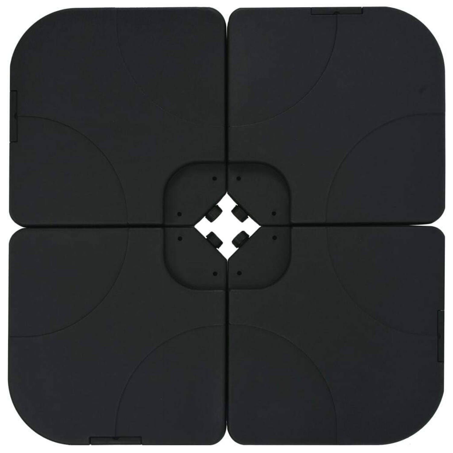 4gardenz universele 4-delig Parasolvoet Verzwaring set - tot 80 kg
