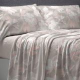 Burrito Blanco Beddengoed van Coralina-stof, bed 90 cm, design 986, zandkleur