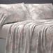 Burrito Blanco Beddengoed van Coralina-stof, bed 90 cm, design 986, zandkleur