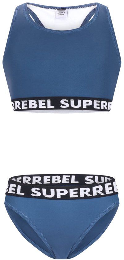 SuperRebel Carmel tanktop bikini Navy Maat 128
