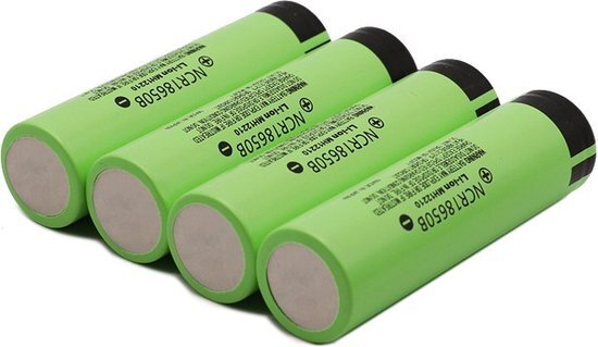 Alight oplaadbare lithium 18650 3.7V batterij/accu per 2 stuks