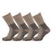 Xtreme Sockswear Xtreme Trekking Sokken Thermal Medium - 4 paar Thermo sokken - Grey Mouliner - Maat 39/42