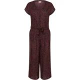 Kaffe Jumpsuit 'Beathe' kastanjebruin / zwart