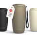 LARS NYSØM Nøgen Thermo Coffee Mug-to-go 500ml - BPA-vrij met Isolatie - Met Draagriem & Tritan Deksel (Taupe Brown)