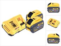 DeWalt DCB 118 Y2 kit de démarrage batterie 18 V / 54 V 2x XR FLEXVOLT batterie 12 Ah + chargeur