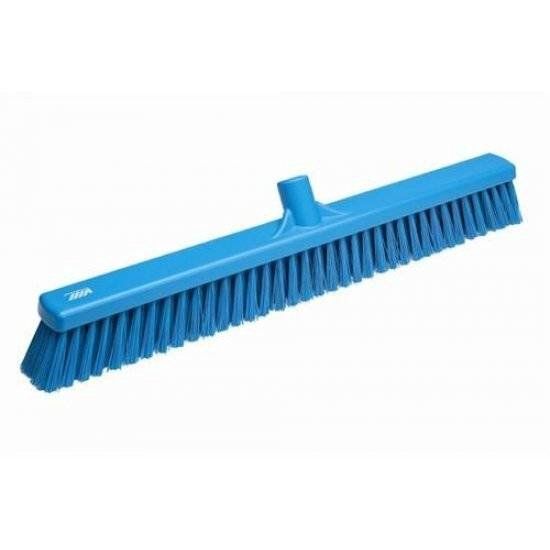 Vikan Vikan Combiveger van 61cm met harde en zachte vezels blauw - 3194