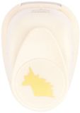 Vaessen Creative Pons - Figuurpons - Eenhoorn - 2 x 2,3 cm