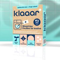 Klaaar Laundry Strips Gekleurde Was – Wasmiddeldoekjes zonder Plastic - Laundry Strips 40 Strips