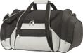 Merkloos Reistas/weekendtas/sporttas model Iceland - 60 x 33 x 29 cm - 3 vakken - grijs/zwart
