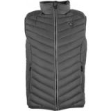 Peak Mountain Dun donsjack zonder mouwen grijs XL
