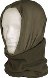 Mil-Tec Bandana / multifunctionele sjaal, hoofd- en nekwarmer met fleece, Groen, Unisex