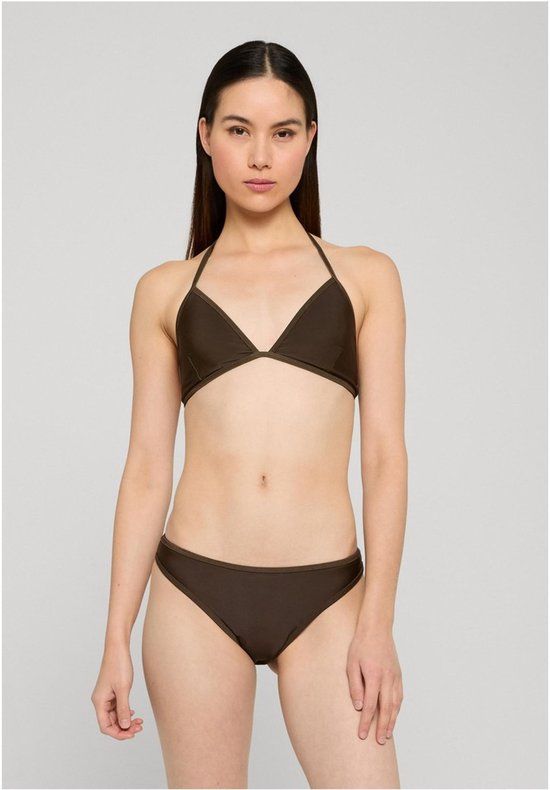 Urban Classics Piped Triangle Bikini set XL Bruin
