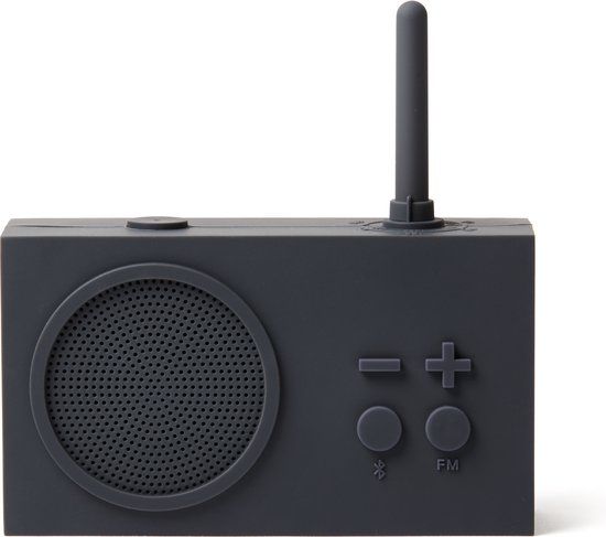 Lexon Tykho 3 Badkamerradio Zwart - Bluetoothspeaker