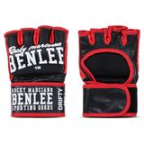 Benlee Rocky Marciano DRIFTY Leather MMA Gloves, uniseks, zwart, L