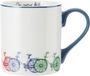 Mikasa - Tasse de vélo - Porcelaine - Avec imprimé - 280ml