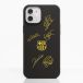 FC Barcelona Coque Fibriva™ officielle avec design jaune et signatures