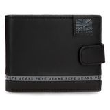 Pepe Jeans Tape Horizontale portemonnee met kliksluiting