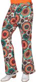 Widmann Jaren 70 broek vintage heren BlauwOranje S/M