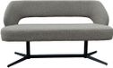LABEL51 Saint Tropez Banc de salle à manger - Marron - Tissu Royal - 190 cm
