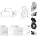 AS-PL Démarreur S0494 Toyota 28100-0n010