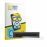 BROTECT Screenprotector 6 Stuks voor FiiO DM13 BT Beschermglas transparant
