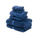 Superior Set van 6 katoenen handdoeken 900 g/m², nachtblauw