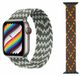 Wigento Apple Watch Series 1 + 2 Ultra 49mm, 9 / 8 / 7 45 / 6 SE 5 4 44 / 3 2 1 42mm - Vervangende nylon horlogeband