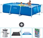 Intex Rechthoekig Frame Zwembad - 260 x 160 x 65 cm - Blauw