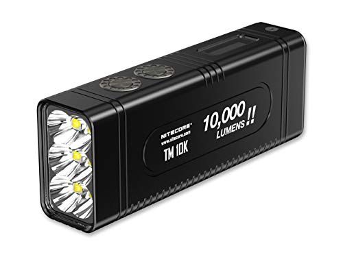 NITECORE TM10K Zaklamp - Zwart - 11 cm