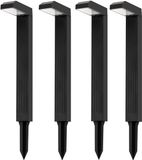Lumisky Set van 4 zonnepaaltjes TORLY H49CM Metaal Noir