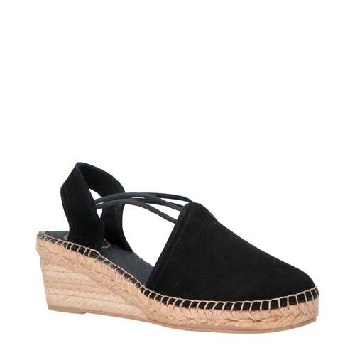 Toni Pons Tremp suède espadrilles zwart