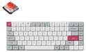 Keychron K3 Max, clavier mécanique sans fil, profil bas - rétroéclairage blanc - blanc/gris - Gateron Hot-Swap / Red