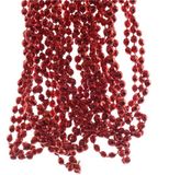 Decoris guirlande de perles - Rouge - 2 pièces