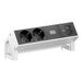 Bachmann DESK2 2xCEE7/3 1xUSB C/C 65W, L=0,2m INOX