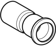 Geberit mapress ace.carbon - reduceerstuk mannelijk/vrouwelijk diameter 42/18 mm koolstofstaal
